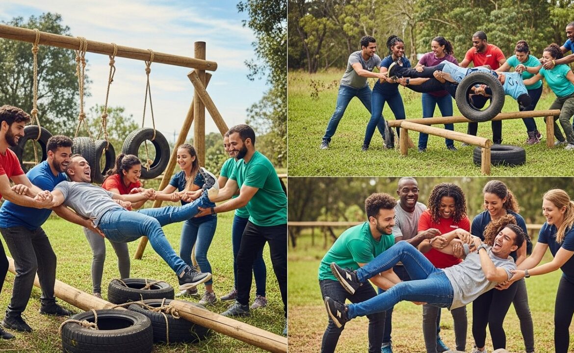 Teambuildingové hry outdoor: Jak posílit tým a vytvořit silnější spolupráci